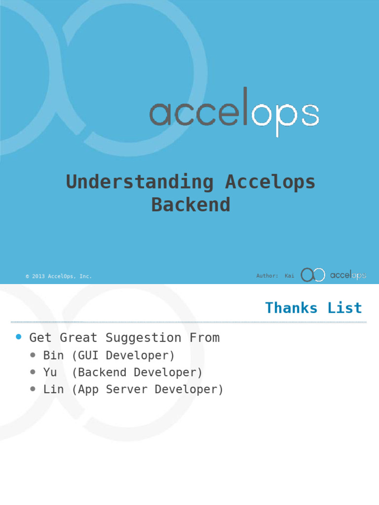 AccelOps Backend System Overview | PDF | Software As A Service ...