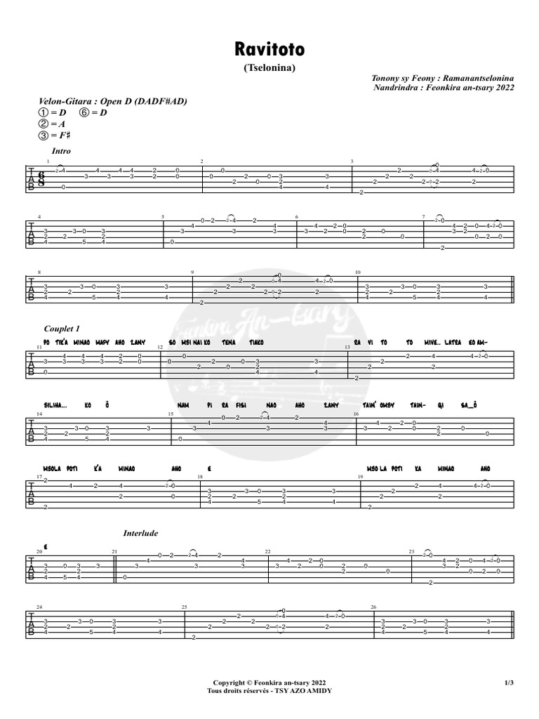 Ravitoto (Tselonina) | PDF