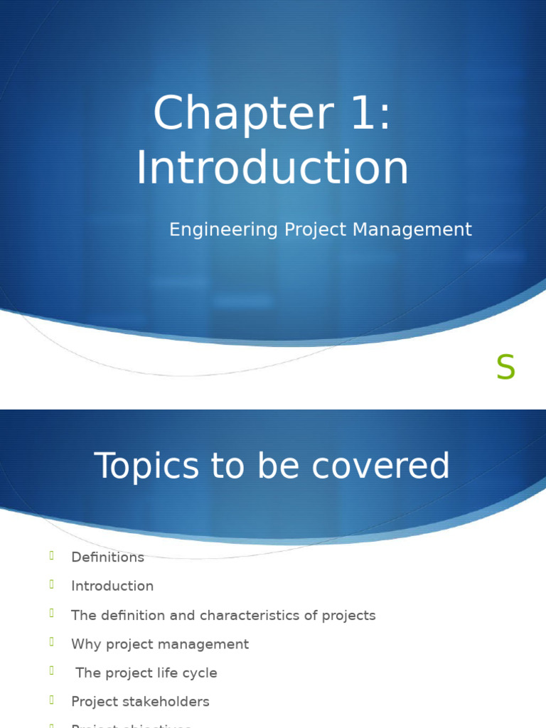 Engineering Project Management Overview | PDF | Project Management ...