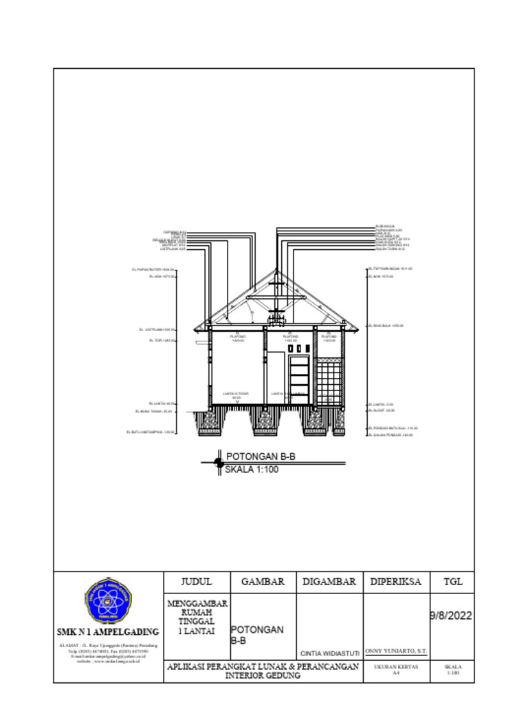 CINTIA W POT - BB DPIB 1-Model | PDF
