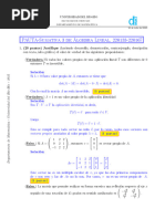 Primera Prueba de Álgebra Lineal 2019 | PDF