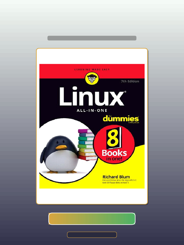 Complete Linux AllInOne For Dummies 7th Edition Richard Blum HQ File ...