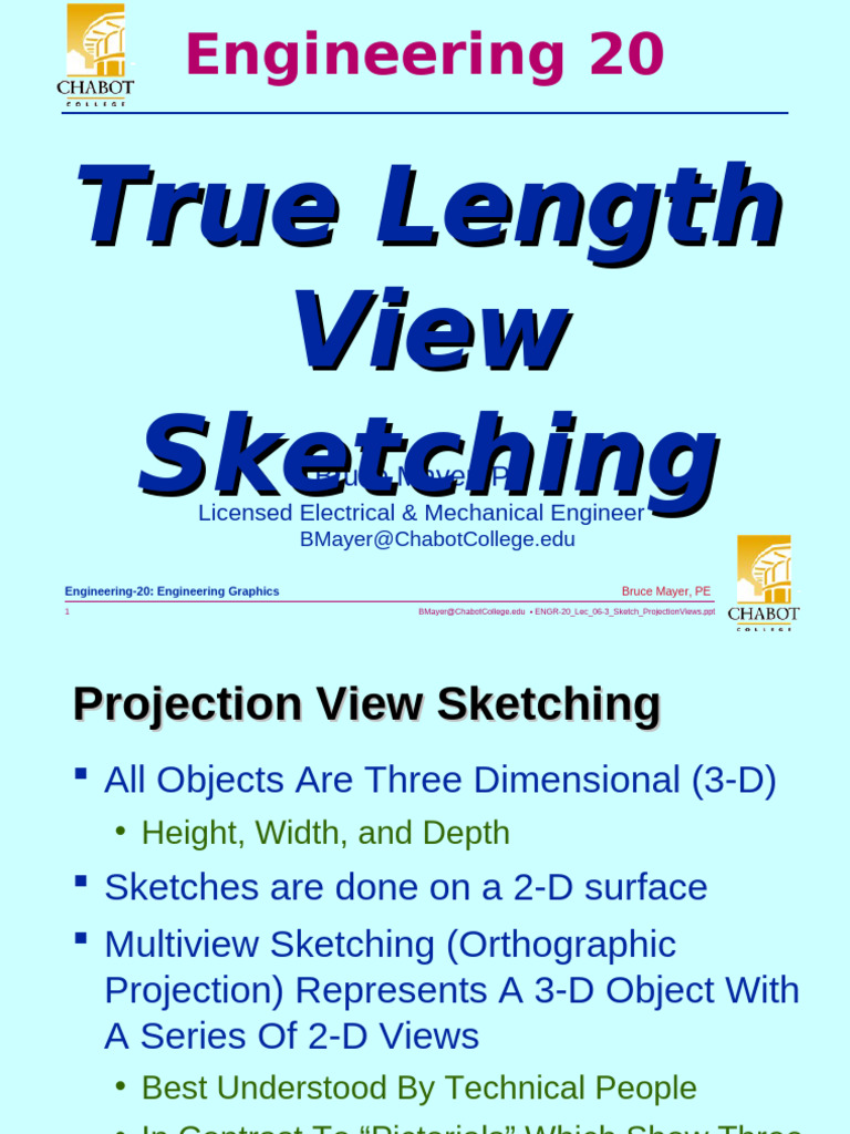 ENGR-20 Lec-06-3 Sp05 Sketch ProjectionViews | PDF | Classical Geometry ...