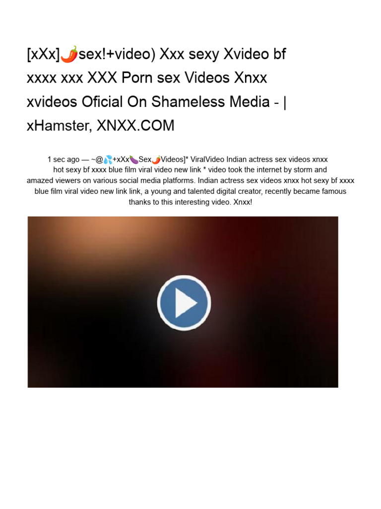 Viral Indian Actress Sex Video Link PDF Social Network New Media 