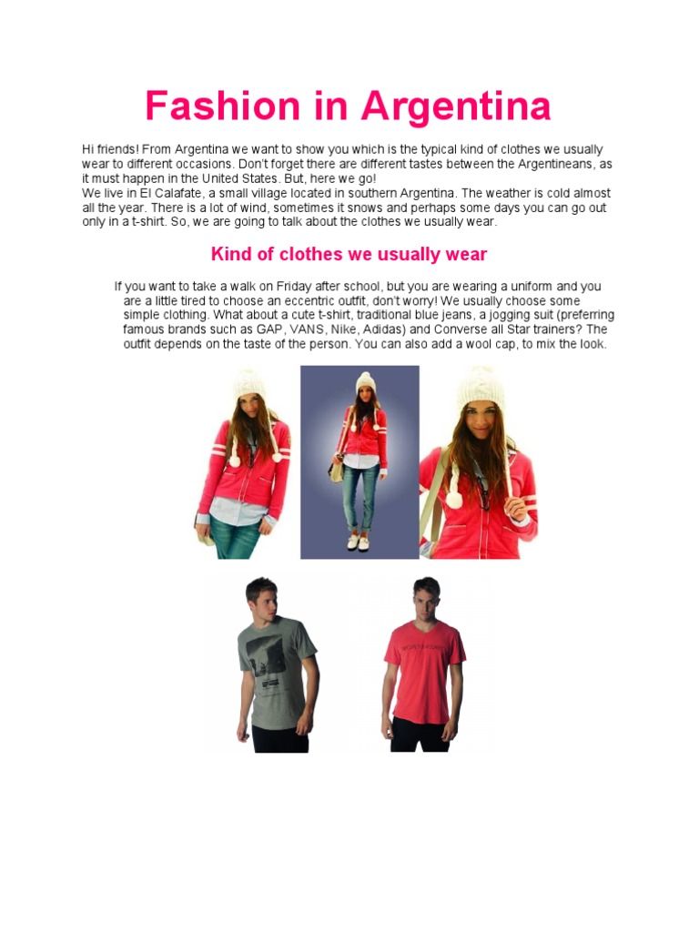 Fashion in Argentina Suit (Clothing) Clothing