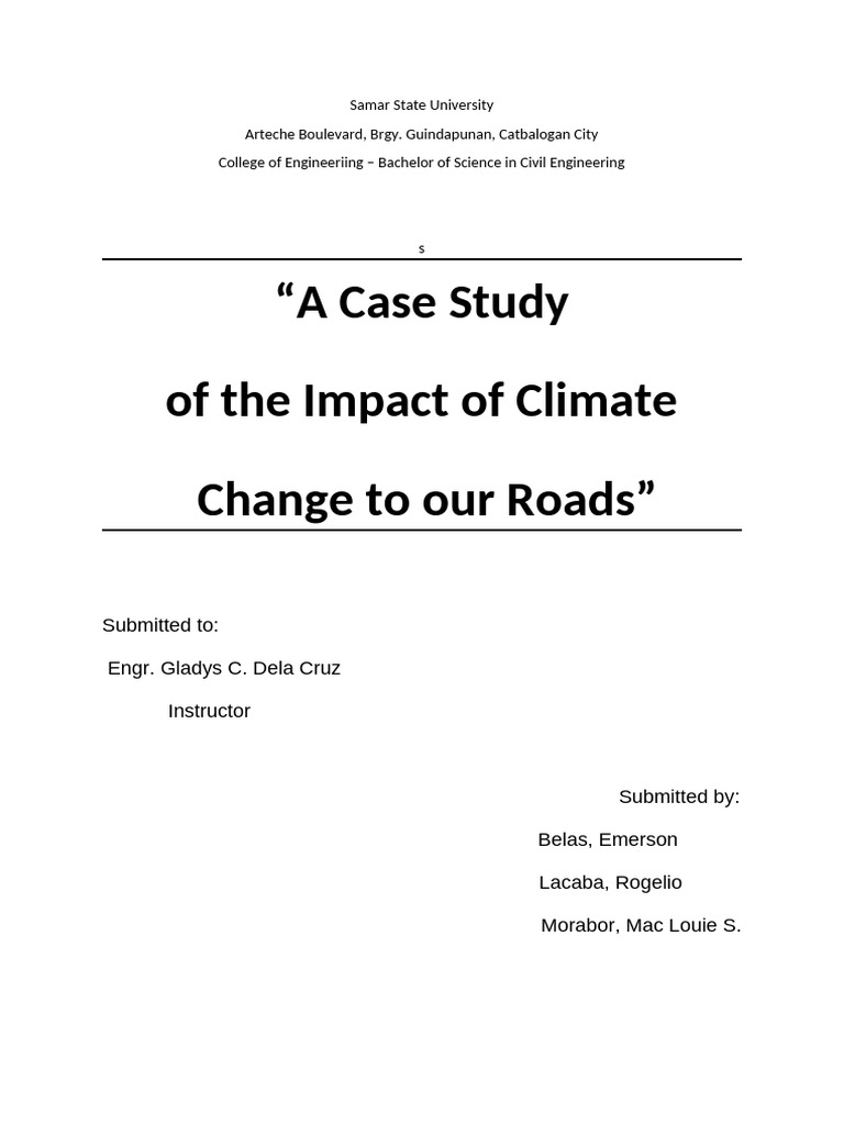 Front Page of Case Study | PDF