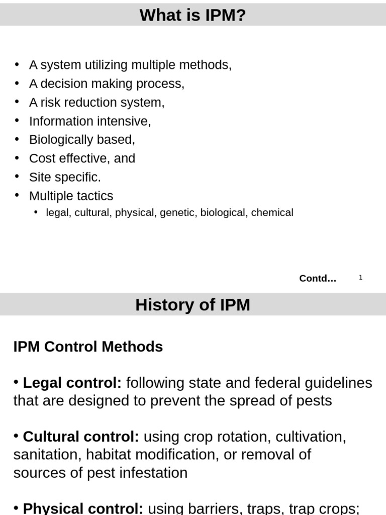 Understanding Integrated Pest Management | PDF | Insecticide | Pest ...