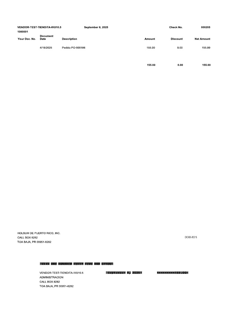 Cheque de Venta | PDF