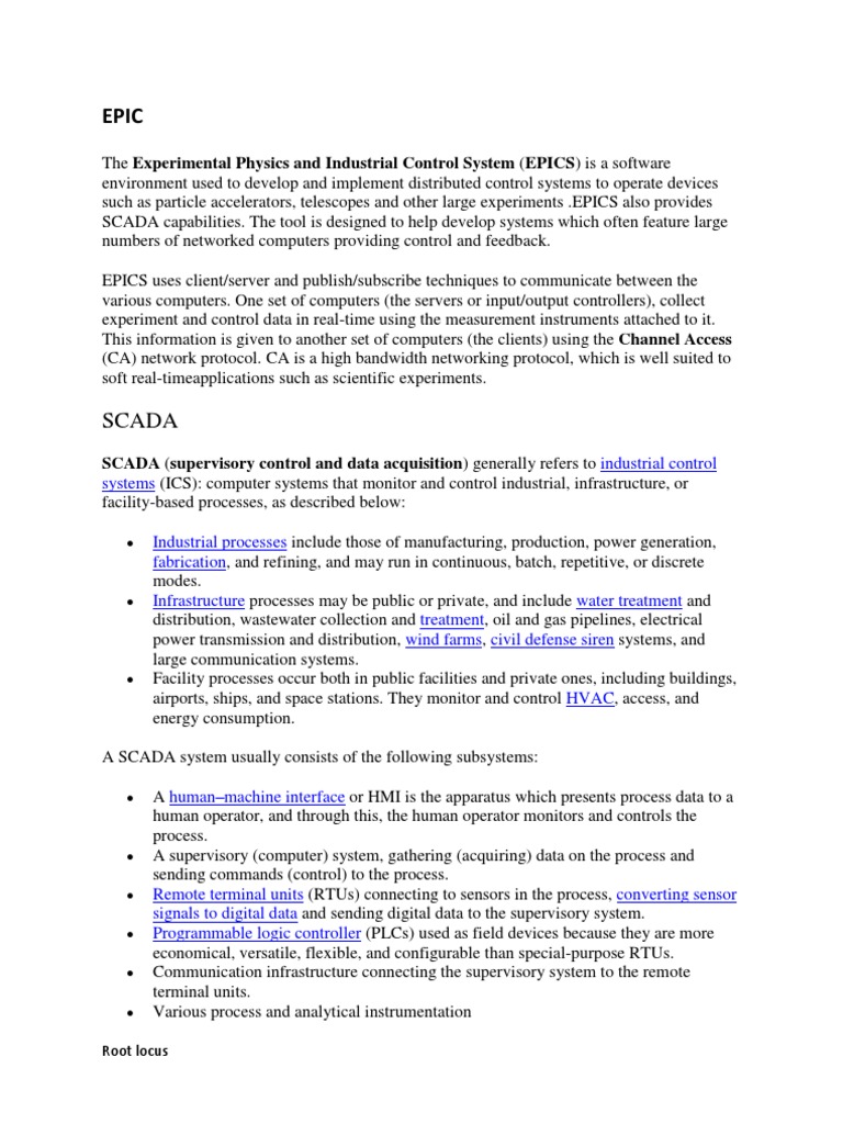 EPICS SCADA control system for particle accelerators | PDF ...