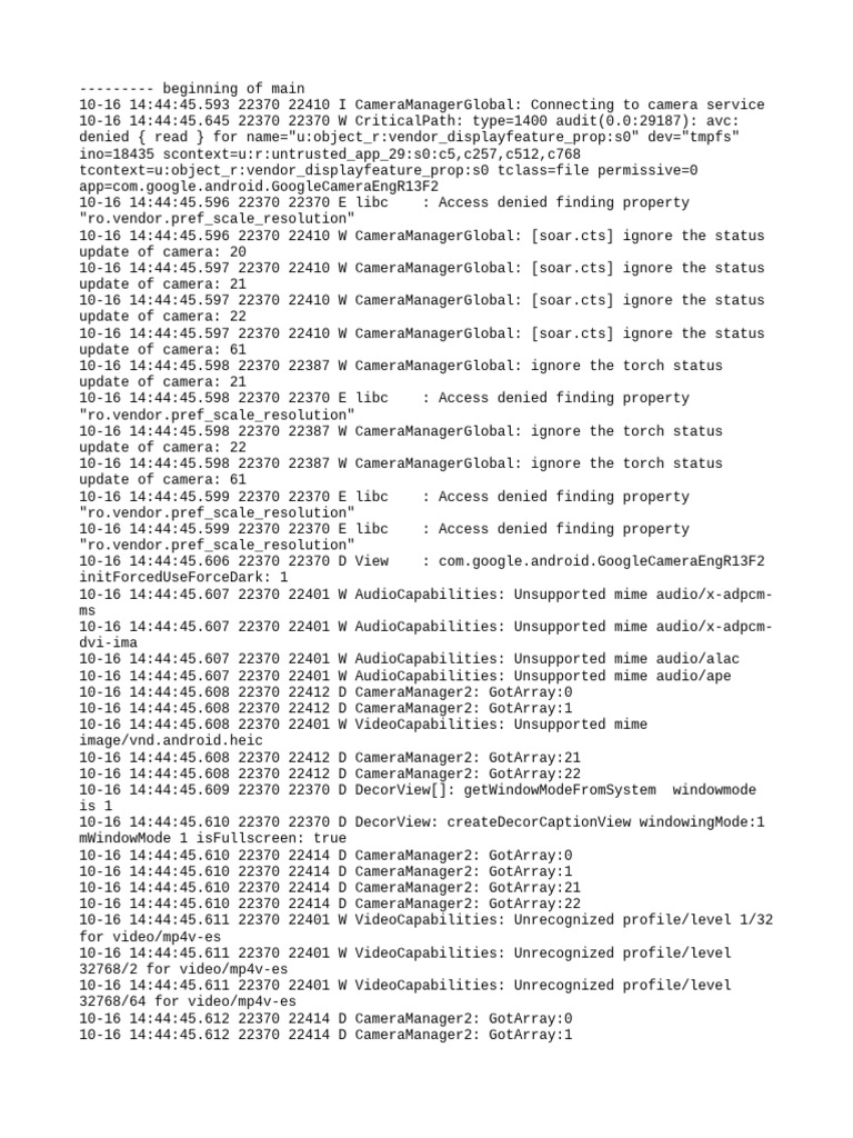 Log Cat 1760615085547 | PDF | Computing | Computer Programming