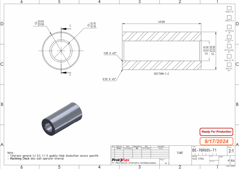 Be 70R005 T1 MFG | PDF