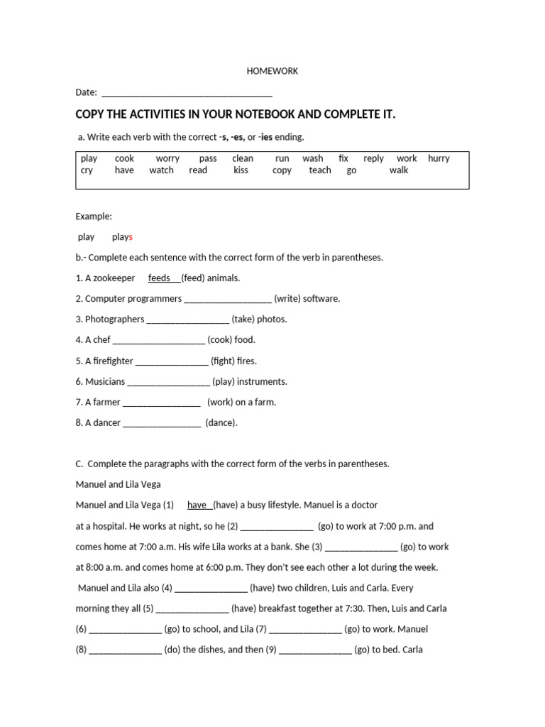 Simple Present | PDF