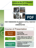 Presentation by CC-ICT 9th May, 2012 To NDMA