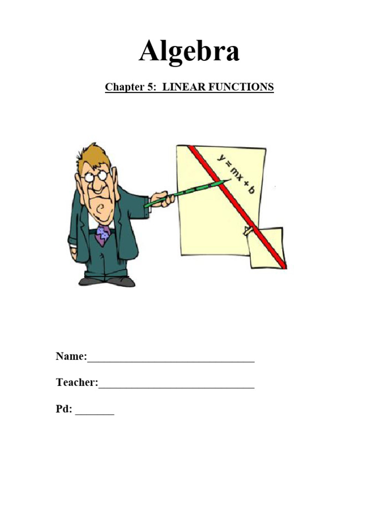 Understanding Linear Functions in Algebra | PDF | Elementary ...