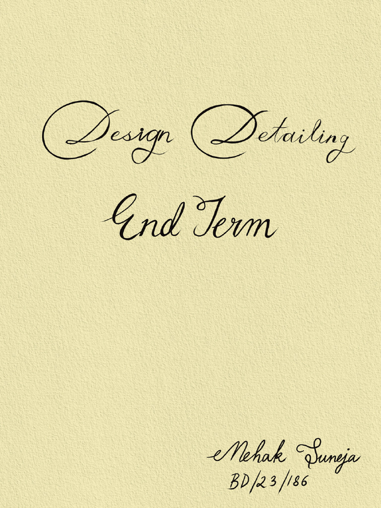 End Term Design Detailing 20251009 082509 0000 | PDF