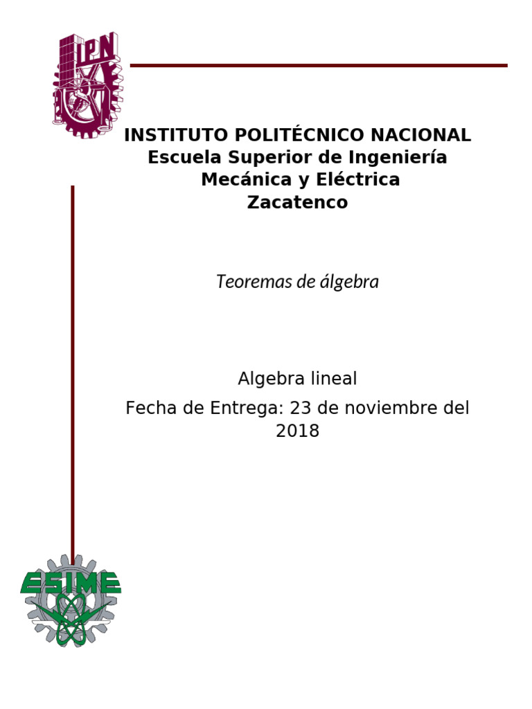 Teoremas de Álgebra: Abel-Ruffini y Fundamental | PDF