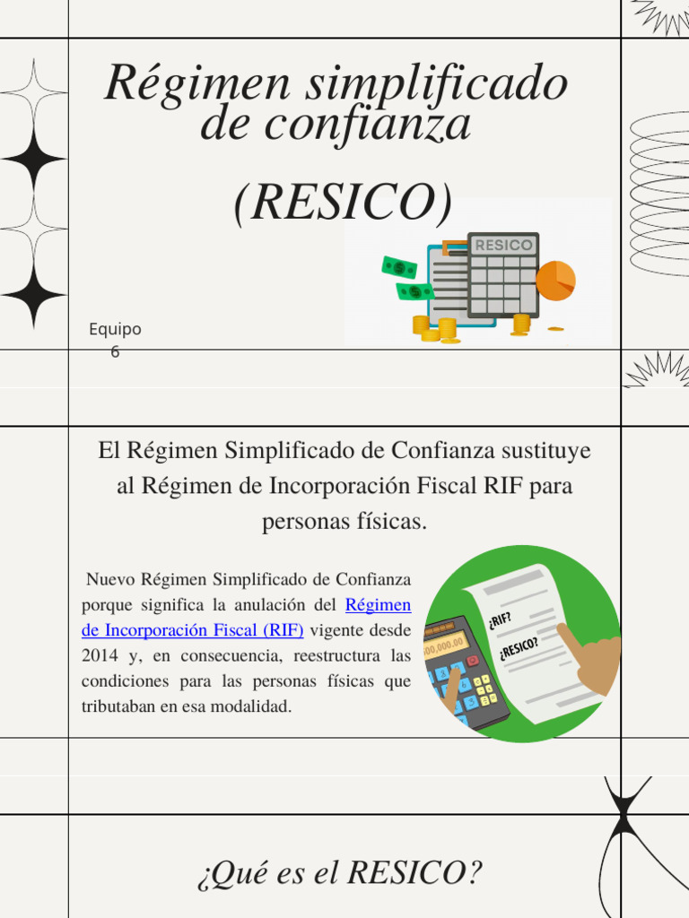 Régimen Simplificado de Confianza (RESICO) | PDF | Impuesto sobre la