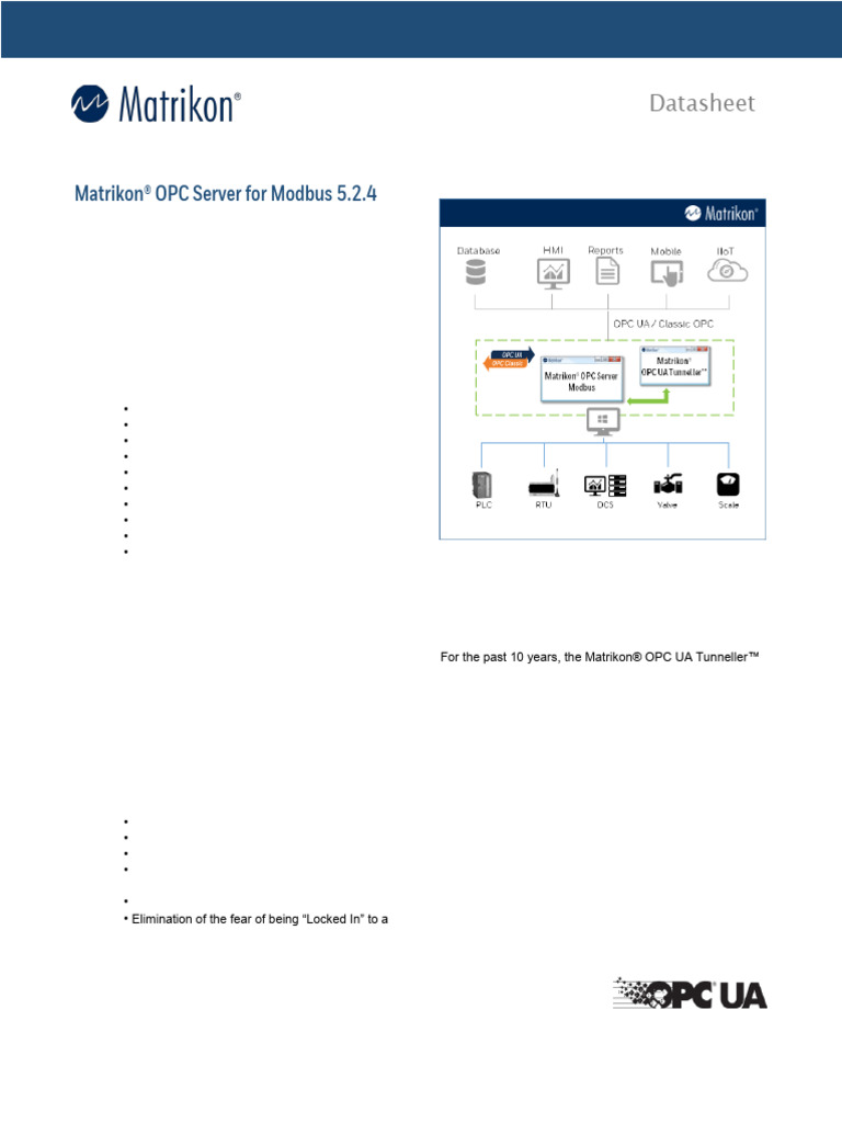 Matrikon OPC Server for Modbus 5.2.4 | PDF | 64 Bit Computing | Computing