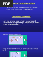 Thevenin's and Norton's Theorems