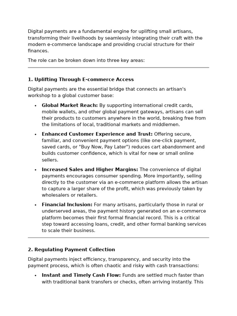 Empowering Artisans with Digital Payments | PDF | Credit Card | Banks