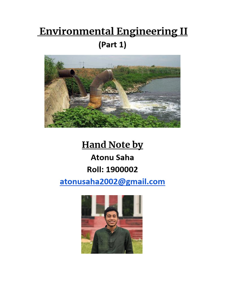 Environmental Engineering II Overview | PDF | Sewage Treatment | Sewerage
