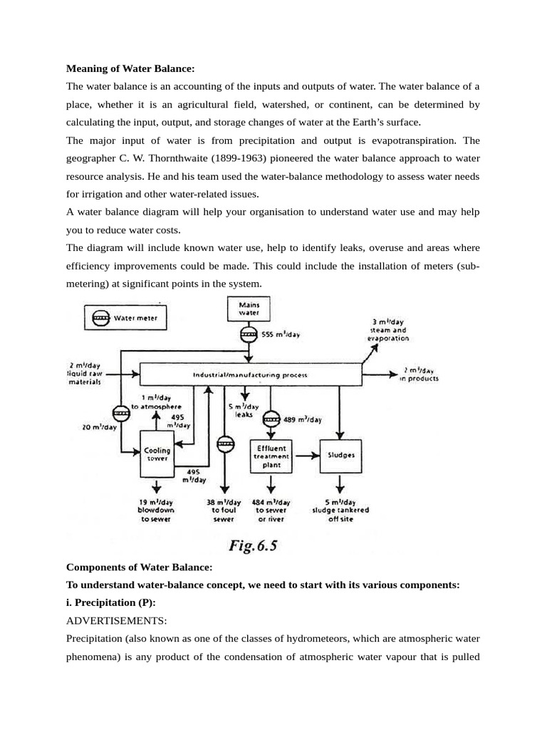 Understanding Water Balance Components | PDF | Surface Runoff ...