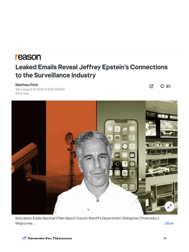 Epstein's Ties to Barak and Surveillance PDF