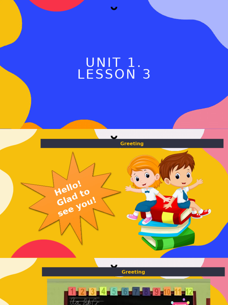 Unit 1 Les 3 (1 Class) | PDF