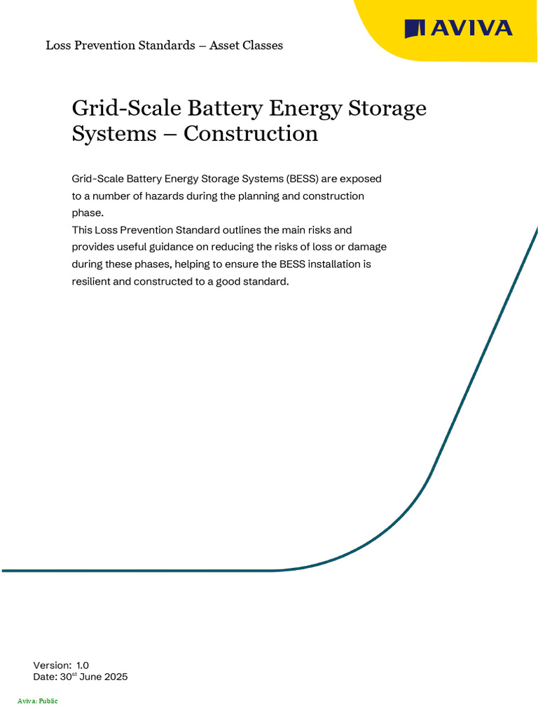 Grid-Scale BESS Construction Risk Guide | PDF | Energy Storage ...