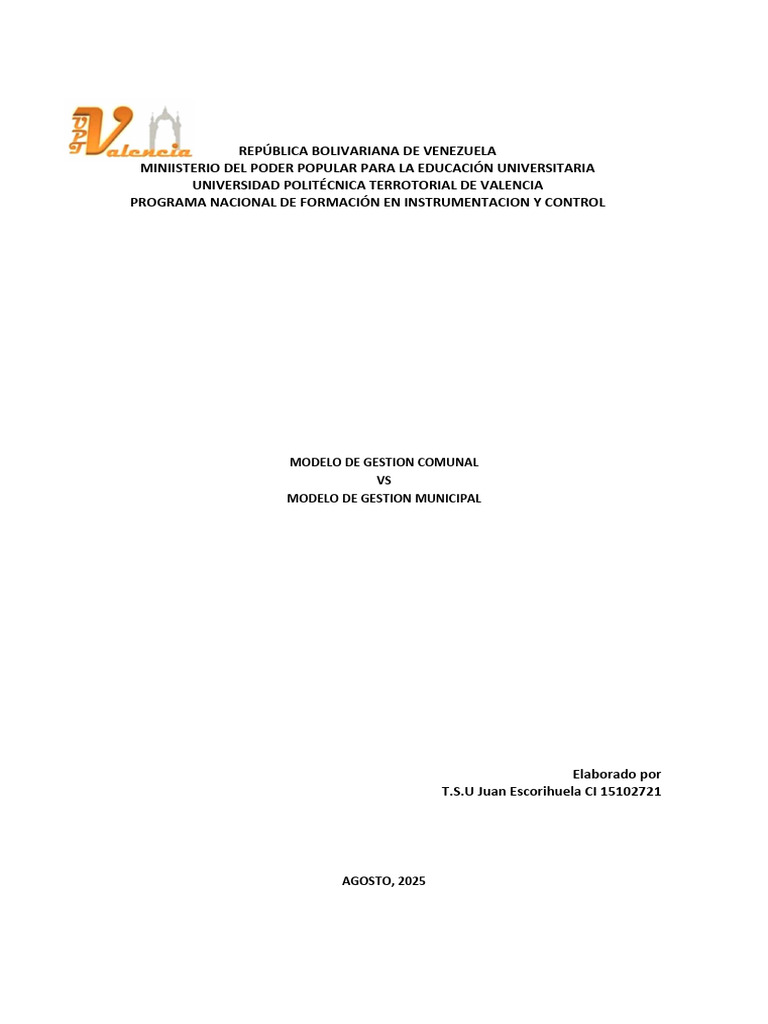 Gestión Comunal vs. Municipal en Venezuela | PDF | Alcalde | Democracia