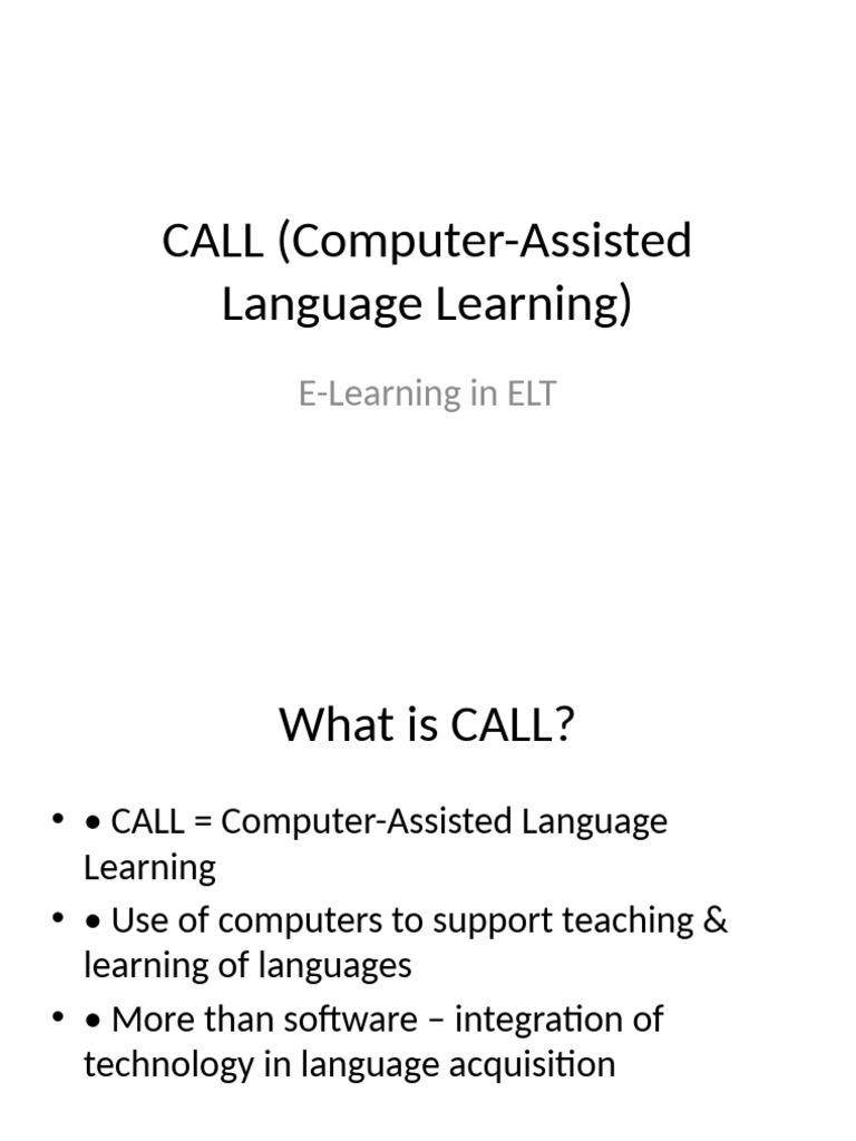 Call Lecture | PDF