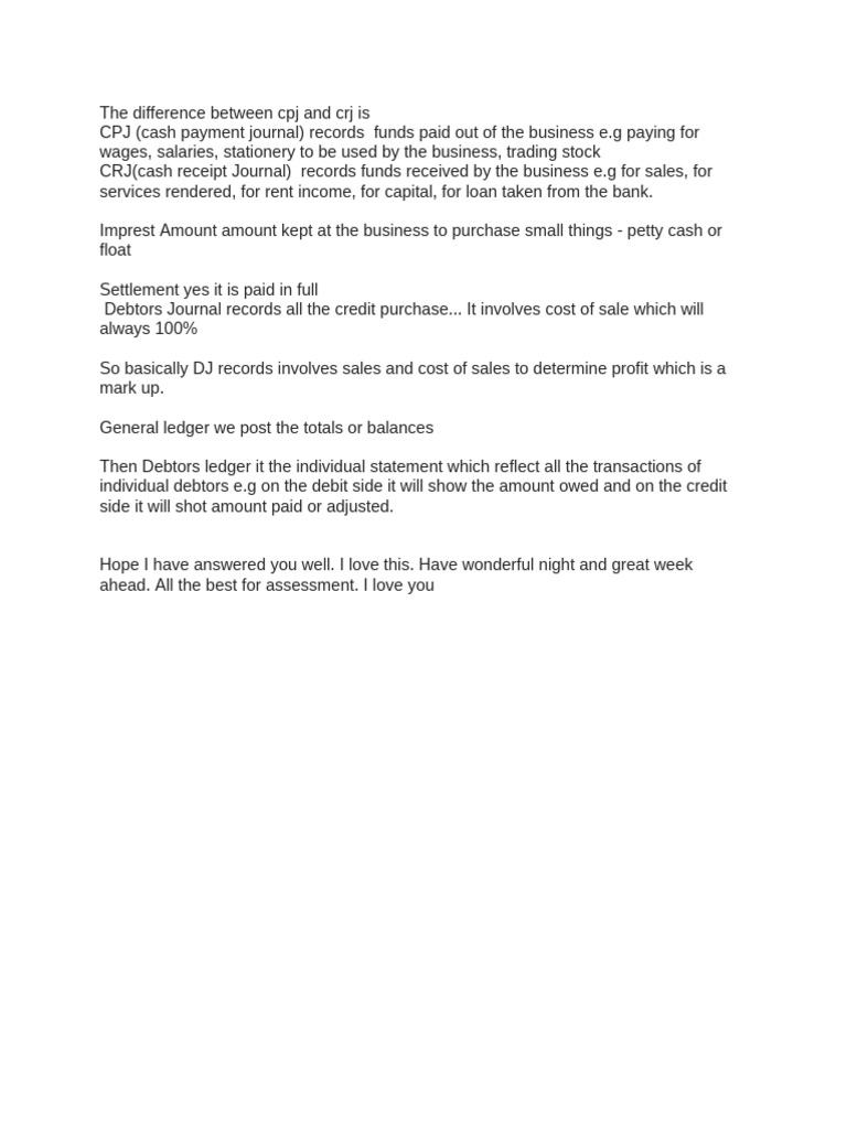 CPJ vs CRJ: Key Differences Explained | PDF