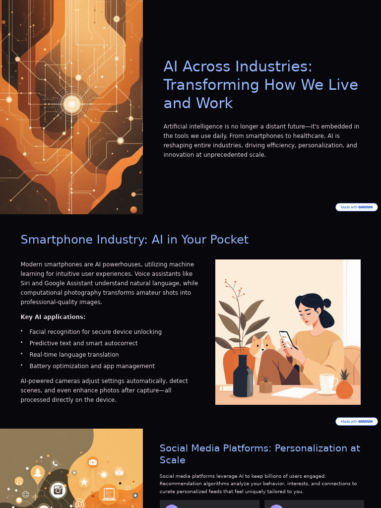 AI's Impact Across Key Industries | PDF | Artificial Intelligence ...