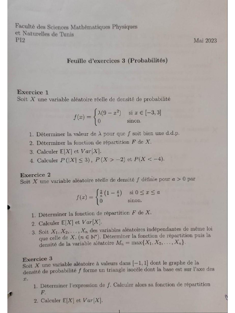 TD 3 | PDF