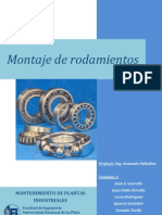 Montaje de Rodamientos