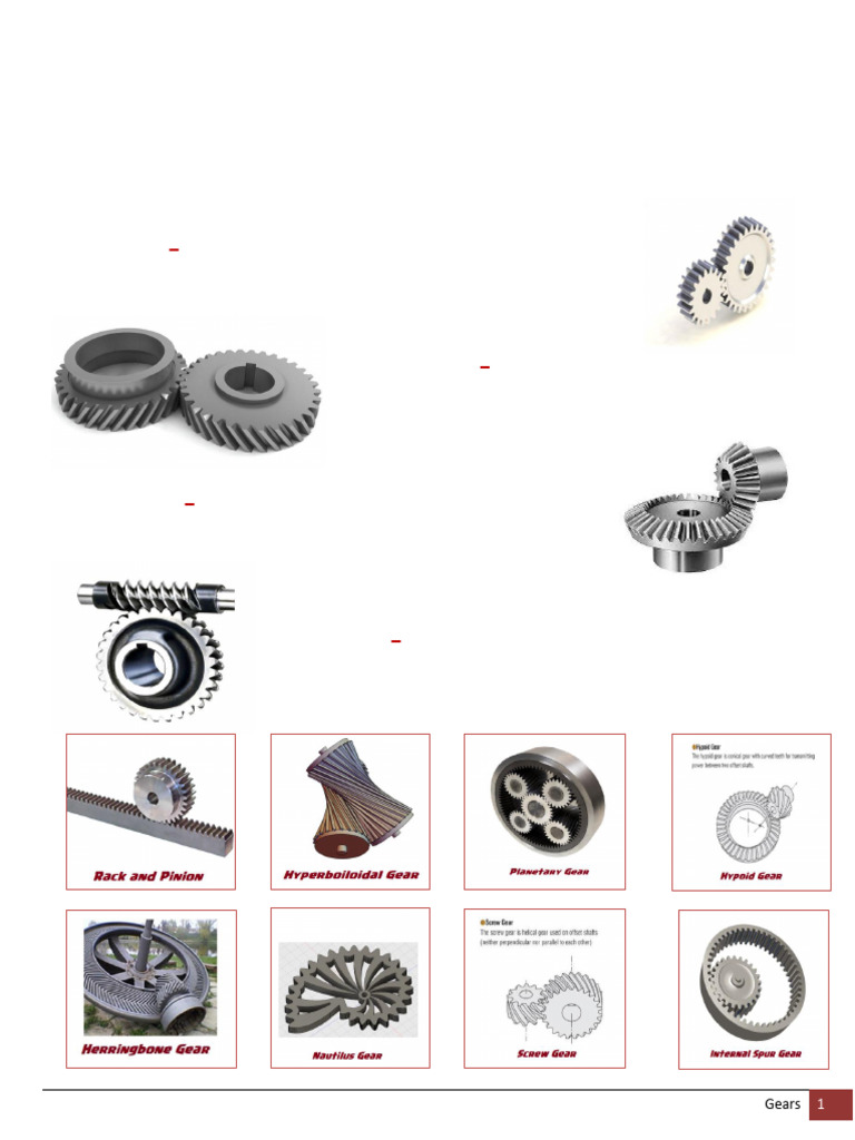Chapter 6.1 MEMD0423 Gears | PDF | Gear | Circle
