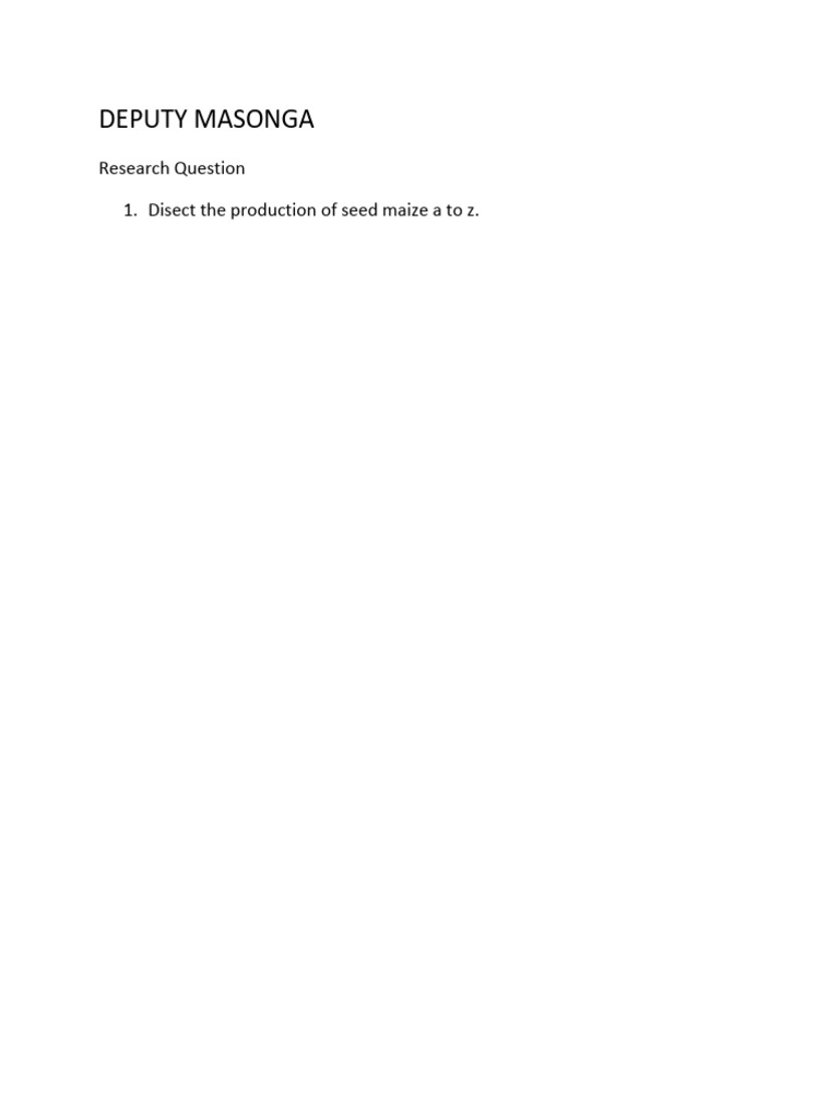 Deputy Masonga | PDF