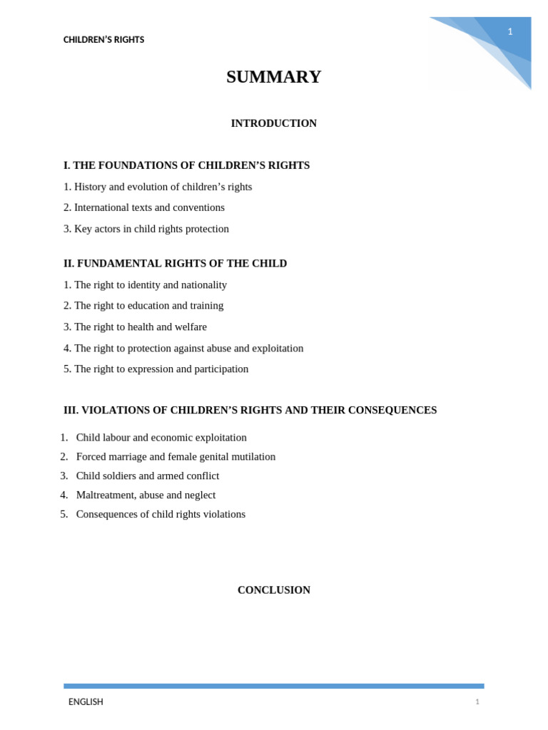 Understanding Children's Rights and Violations | PDF | Child Abuse ...