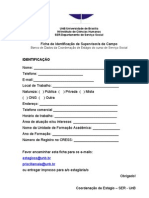 Ficha de Identificação do Supervisor