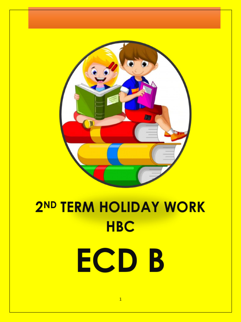 Ecd B 2nd Term Holiday Work HBC | PDF