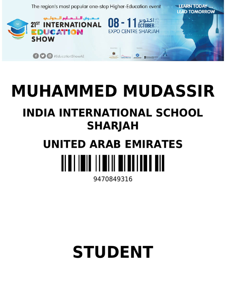 Muhammed Mudassir - Badge | PDF