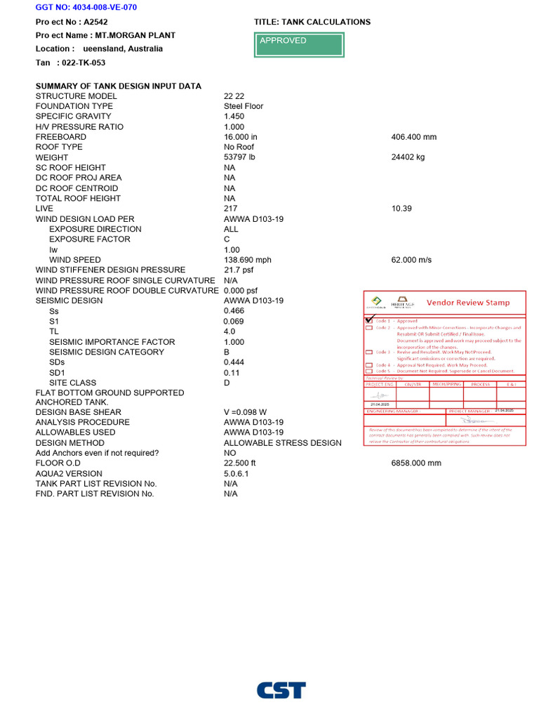 4034-008-Ve-070 - B Isamill Surge Tank Calculation 022-Tk-053 - Isamill ...