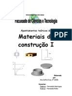 Apontamentos teóricos de Materiais de construção I (modificado)