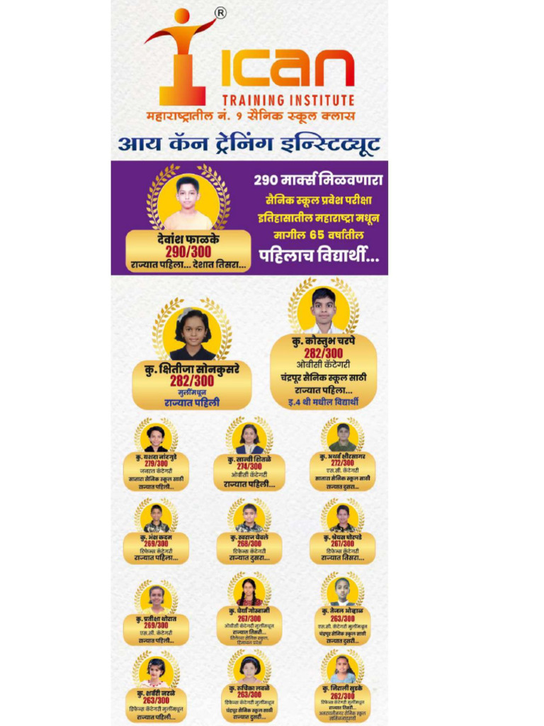 I Can Training Institute Result | PDF
