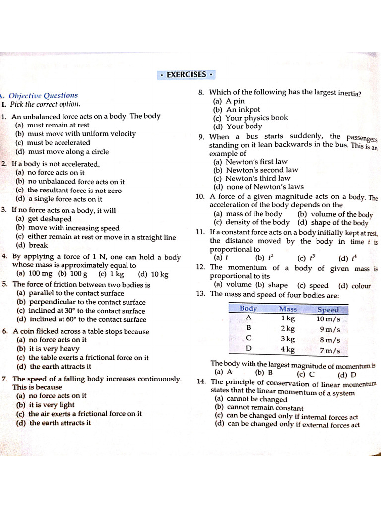 Physics Class 9 Force and Acceleration | PDF