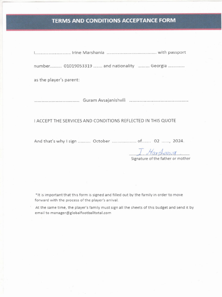 Acceptance Form | PDF