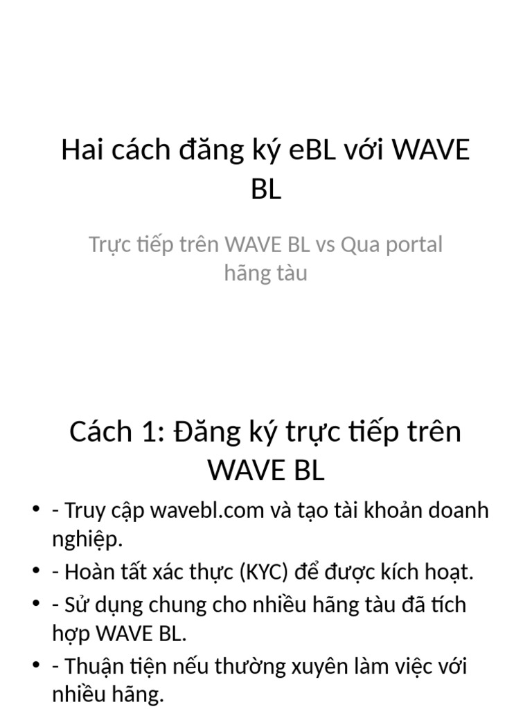Hai Cach Dang Ky EBL WAVE BL | PDF
