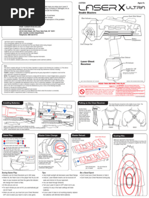 Laser X Ultra User Instructions | PDF | Electromagnetic