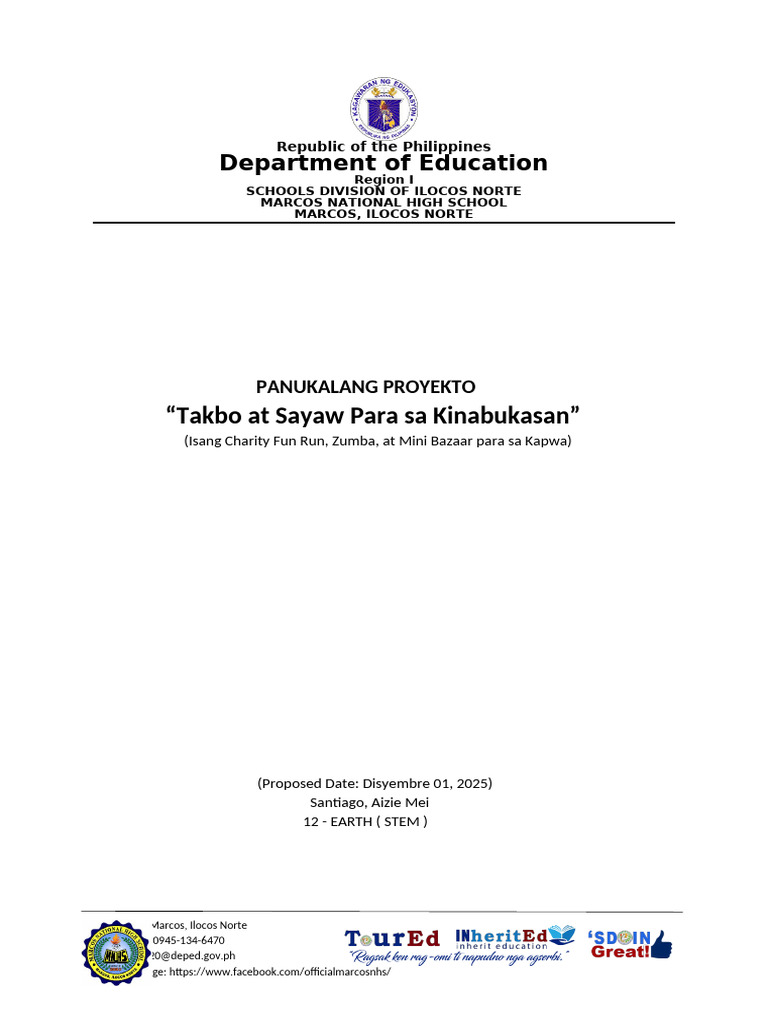 Filipino Project Proposal | PDF