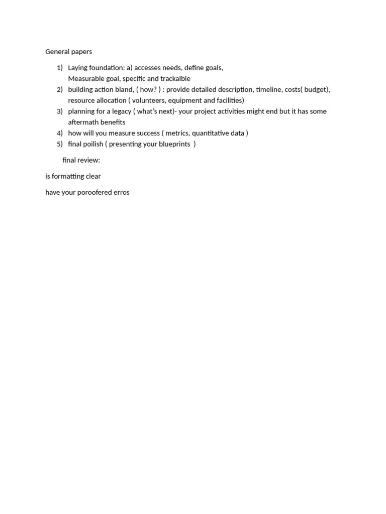 General Papers - Propostion | PDF